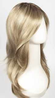  22F16S8 VENICE BLONDE | Lt Ash Blonde & Lt Natural Blonde Blend, Shaded w/ Med Brown