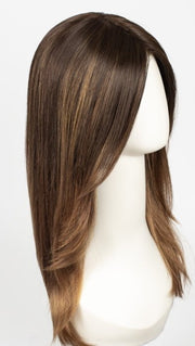 S6-30A27RO AUTUMN | Cascading Ombre Shade | Rich Chestnut Brown Roots fade and brighten into a Coppery and Crisp Auburn Hue