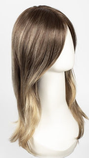 S8-18/26RO FAWN | Cascading Ombre Shade | Rich Dark Brown Roots blend with Honey and Platinum Blonde Hues at the Tips