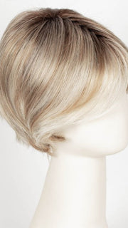 101/88/27S8 CATALINA BLONDE | Pale blonde with Pure White Natural Violet halo highlights, shaded medium brown