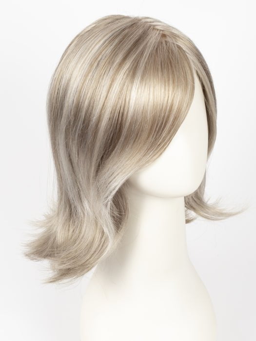 101F48T | Soft White Front, Light Brown with 75% Grey Blend with Soft White Tips