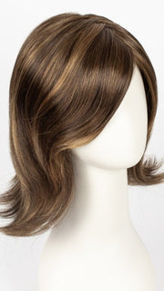 6F27 | CARAMEL RIBBON | Dark Brown with Light Red-Gold Blonde Highlights and Tips