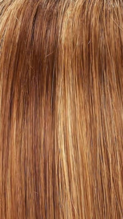 FS27  | Medium Red-Gold Brown and Light Red-Gold Blonde Blend with Light Red-Gold Blonde Bold Highlights 