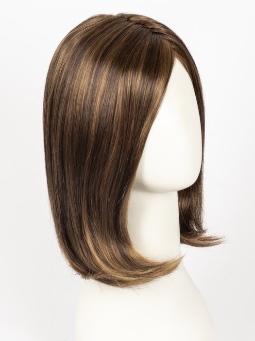 6F27 CARAMEL RIBBON  | Dark Brown with Light Red-Gold Blonde Highlights and Tips 