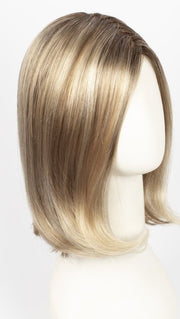 12FS8 | Light Gold Brown, Light Natural Gold Blonde and Pale Natural Gold-Blonde Blend, Shaded with Medium Brown