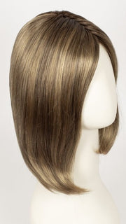 24BT18F  | Dark Natural Ash Blonde and Light Gold Blonde Blend with Dark Natural Ash Blonde Nape