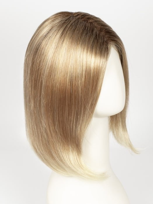 27T613S8  | Medium Natural Red-Gold Blonde and Pale Natural Gold Blonde Blend and Tipped, Shaded with Medium Brown
