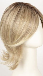 22F16S8 | VENICE BLONDE | Lt Ash Blonde & Lt Natural Blonde Blend, Shaded w/ Med Brown