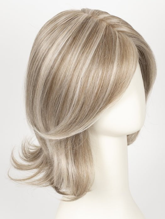 101F48T | Soft White Front, Light Brown w/75% Grey Blend w/Soft White Tips