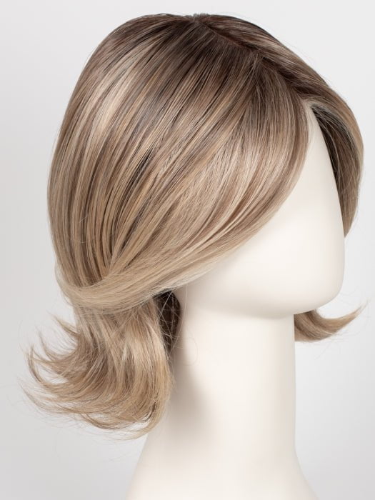 Styled with heat and a larger curling iron | Color: 12FS8