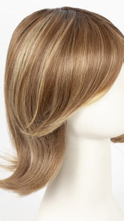 FS26/31S6 - Salted Caramel - Medium Natural Red Brown with Red Gold Blonde Bold Highlights, Shaded with Brown