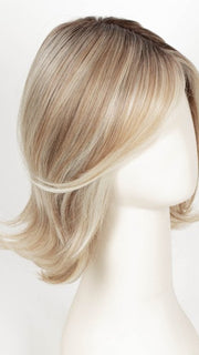 101/88/27S8 CATALINA BLONDE | Pale blonde with Pure White Natural Violet halo highlights, shaded medium brown