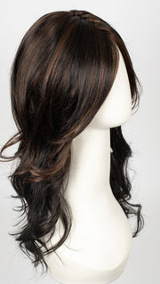 1BRH30 CHOCOLATE PRETZEL | Soft Black with 33% Gold-Red Highlights