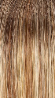 14/26S10 | Light Gold Blonde and Medium Red-Gold Blonde Blend, Shaded with Light Brown