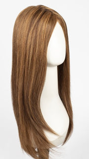6F27 CARAMEL RIBBON  | Dark Brown with Light Red-Gold Blonde Highlights and Tips