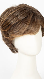 6F27 CARAMEL RIBBON | Natural Gold Brown with Medium Red-Gold Blonde Highlights and Tips