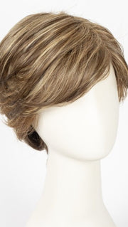 24BT18F | Dark Natural Ash Blonde and Light Gold Blonde Blend with Dark Natural Ash Blonde Nape