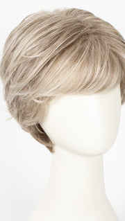 101F48T | Pearl White Front, Light Natural Gold Brown with 75% Grey with Pearl White Tips, Light Gold Brown Nape