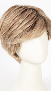 27T613S8 | Medium Red-Gold Blonde and Light Gold Blond Blend with Tips, Shaded with Dark Gold Brown
