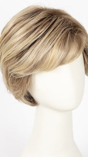 12FS12 MALIBU BLONDE | Light Gold Brown, Light Natural Gold Blonde, and Pale Natural Gold-Blonde Blend, Shaded with Light Gold Brown
