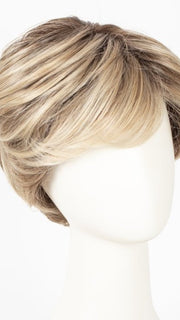 12FS8 | Light Gold Brown, Light Natural Gold Blonde and Pale Natural Gold-Blonde Blend, Shaded with Medium Brown