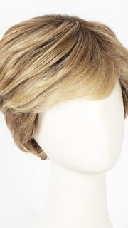 14/26S10 | Light Gold Blonde and Medium Red-Gold Blonde Blend, Shaded with Light Brown