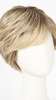 12FS12 MALIBU BLONDE | Light Gold Brown, Light Natural Gold Blonde, and Pale Natural Gold-Blonde Blend, Shaded with Light Gold Brown