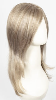 101F48T | Soft White Front, Light Brown with 75% Grey Blend with Soft White Tips