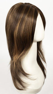 6F27 | Brown w/Light Red-Golden Blonde Highlights & Tips