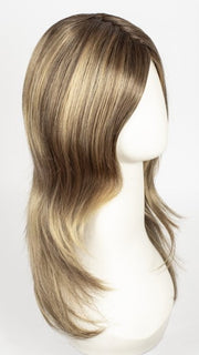 24BT18S8 | Shaded Mocha : Dark Ash Blonde/Honey Blonde Blend, Shaded w/ Med Brown 