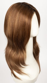 30A27S4 | Shaded Peach : Brown Red/Strawberry Blonde Blend, Shaded w/ Dk Brown 