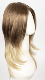 S14-26/88RO SUNSHINE | Cascading Ombre Shade | Medium Brunette Roots fade into Warm, Honey Blonde Hues at the Ends