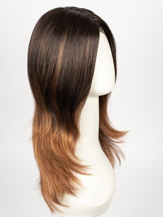 S4-28/32RO SUNRISE | Cascading Ombre Shade | Dark Roots Melt Naturally and blend into Radiant, Fiery Red Ends