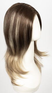 S8-18/26RO FAWN | Cascading Ombre Shade | Rich Dark Brown Roots blend with Honey and Platinum Blonde Hues at the Tips