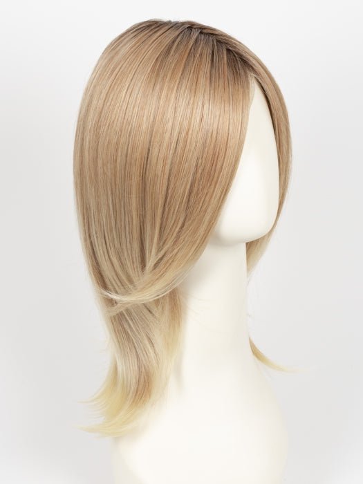 27T613S8 - Shaded Sun  - Strawberry Blonde/Warm Platinum Blonde Blend, Shaded w/ Med Brown