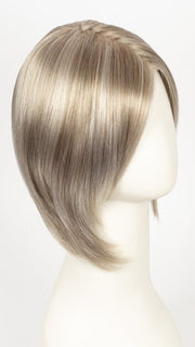 101F48T | Soft White Front, Light Brown with 75% Grey Blend with Soft White Tips