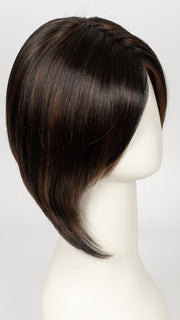 1BRH30 CHOCOLATE PRETZEL | Soft Black with 33% Gold-Red Highlights