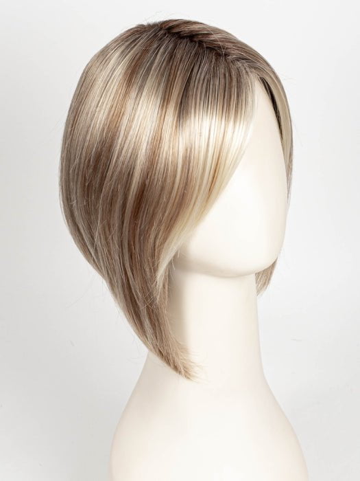 101/88/27S8 CATALINA BLONDE | Pale blonde with Pure White Natural Violet halo highlights, shaded medium brown 