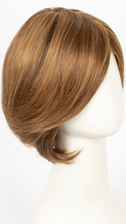 6F27 CARAMEL RIBBON  | Dark Brown with Light Red-Gold Blonde Highlights and Tips