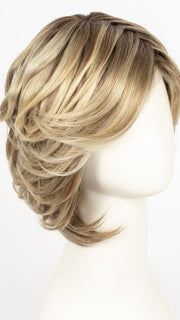 12FS8 | Light Gold Brown, Light Natural Gold Blonde and Pale Natural Gold-Blonde Blend, Shaded with Medium Brown