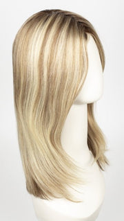 12FS8 SHADED PRALINE | Light Gold Brown, Light Natural Gold Blonde and Pale Natural Gold-Blonde Blend, Shaded with Medium Brown