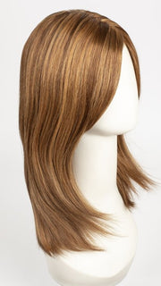 6F27 CARAMEL RIBBON  | Dark Brown with Light Red-Gold Blonde Highlights and Tips