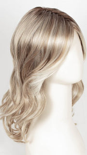 101/88/27S8 CATALINA BLONDE | Pale blonde with Pure White Natural Violet halo highlights, shaded medium brown