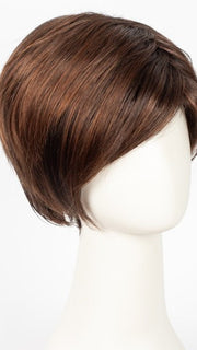 131T4S4 | Dark Brown and Medium Red Blend with Medium Red Tips, Shaded with Dark Brown
