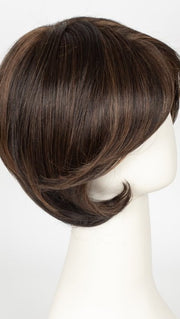 FS4/33/30A - Midnight Cocoa - Dark Brown, Medium Red, Medium Natural Red Blonde/Brown Blend with Medium Natural Red Blonde/Brown Blend Bold Highlights