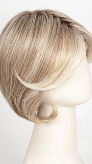 101/88/27S8 CATALINA BLONDE | Pale blonde with Pure White Natural Violet halo highlights, shaded medium brown 