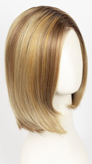 14/26S10 | Light Gold Blonde and Medium Red-Gold Blonde Blend, Shaded with Light Brown