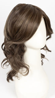 8RH14 HOT COCOA  | Medium Brown  with 33% Medium Natural Blonde Highlights