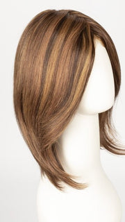 FS6/30/27 TOFFEE TRUFFLE | Brown, Medium Red-Gold, Medium Red-Gold Blonde Blend with Medium Red Gold Blonde Bold Highlights