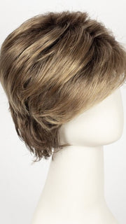 10/26TTS4 | Medium Gold Blonde Blend with Light Gold Blonde Tips, Shaded with Dark Brown